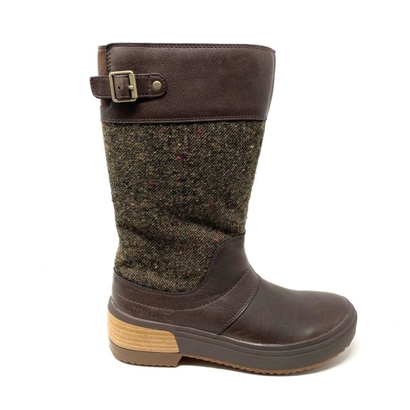 Merrell HAVEN TALL BUCKLE WATERPROOF Leather BOOT Bracken - Picture 1 of 8